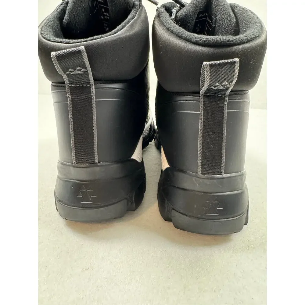 Cougar New Women's Ultra Nylon Waterproof Winter Snow Hiker Boot Black 6